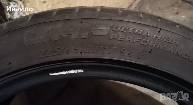 Продавам 1 брой летна гума 225.45.17 дот 2022 Tigar , снимка 3 - Гуми и джанти - 53993165