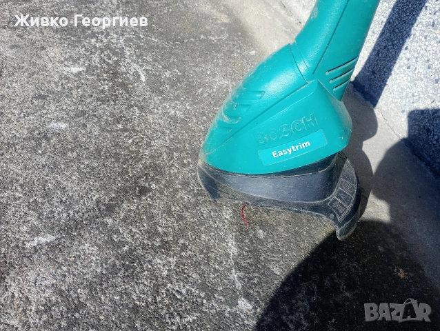 Електрически тример Бош, снимка 3 - Градинска техника - 54160576