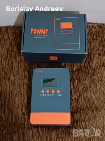  PowMr  MPPT 45A/12/24V Контролер Соларен Автоматично зарядно за батерии Регулатор , снимка 3 - Друга електроника - 53978234