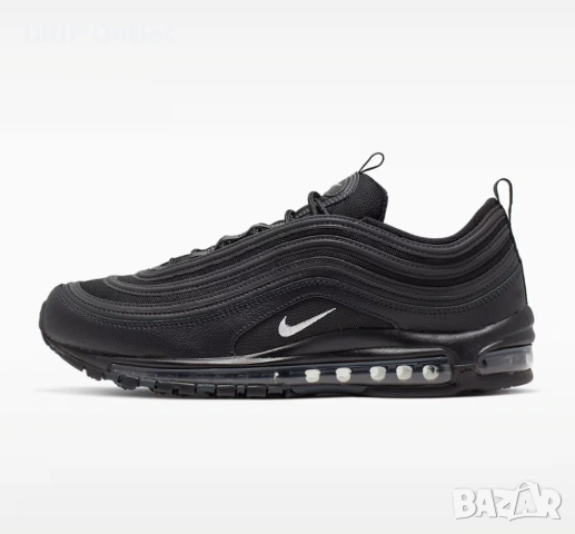 !НОВИ! Nike Air Max 97 | Black/White | + КУТИЯ, снимка 3 - Маратонки - 54167663