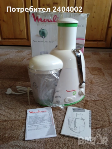 Сокоизтисквачка Moulinex JU400X 400W