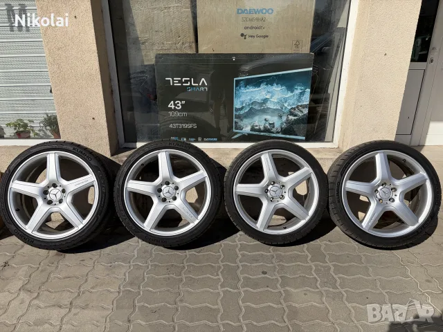 Оригинални 20" AMG Джанти Спорт Пакет за Mercedes W221 / C216 + Гуми Kumho DOT 24, снимка 2 - Гуми и джанти - 55536987