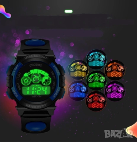 Детски водоустойчив часовник , снимка 4 - Детски - 54080386