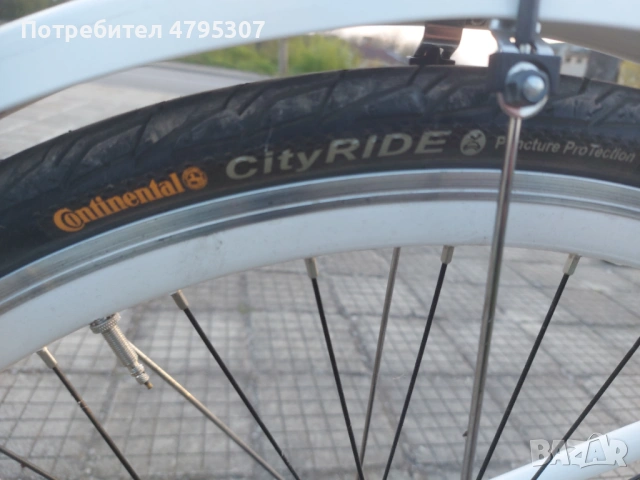 🚲 Градски велосипед City Bike Shimano / Continental CityRide / Отлично състояние – Ямбол  Продавам , снимка 4 - Велосипеди - 54177116