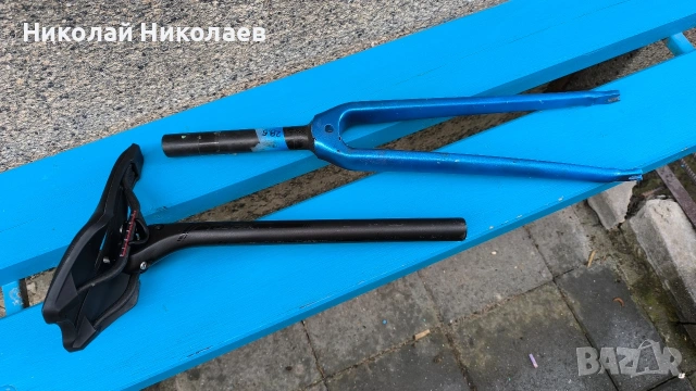 Капли, карбонови - вилка, колче и седалка - за шосеен велосипед, снимка 4 - Велосипеди - 54876439
