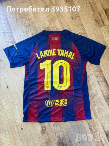 Lamine Yamal тениска Барселона 25/26