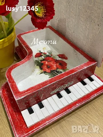 Кутия във формата на пиано🌺, снимка 9 - Романтични подаръци - 55566165