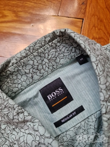 Страхотна мъжка риза HUGO BOSS размер M , снимка 5 - Ризи - 55281380