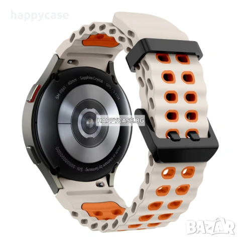 Samsung Galaxy Watch 7 6 5 4 3 / Pro / Classic / FE / MARINE Силиконова каишка, снимка 11 - Каишки за часовници - 54358866