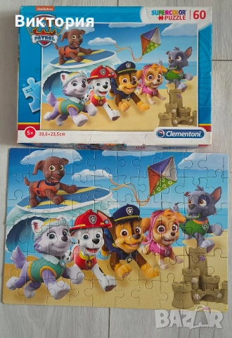 сет от 7 пъзела, Paw patrol, Mickey mause,Top wing и др., снимка 4 - Игри и пъзели - 55176543