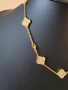 Дамско златно колие с 10 детелини Van Cleef & Arpels VCA, снимка 6
