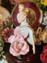 Franklin Mint Sculpture Figurine “Lady Rose” художник Jegou изработена през 1988 Код P2169, снимка 6