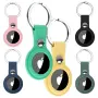Калъфи за apple air tag 6бр силиконови цветни с ключодържател , снимка 1