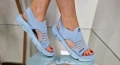 Adidas Нови Сини Дамски Сандали Адидас , снимка 4