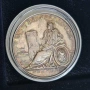 Рядък сребърен жетон Брюксел 1874 - Jeton de Presence, Тираж 500 бр., снимка 1