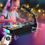 DJ миксиращ пулт с Bluetooth и микрофон на стойка 🎤, снимка 3
