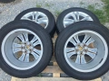 Лети джанти 17ки 5х114.3 Nissan + летни гуми 215/60/17 Continental, снимка 8