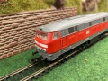 Локомотив дизелов Пико BR218 Н0 1:87 влак ЖП модел, снимка 3