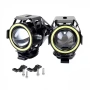 LED прожектор за мотоциклет U7 Angel Eyes 15W 3000lm 12-85V – Универсален фар за мотор, ATV 10116, снимка 16