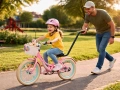 Дръжка водач за обучение по каране на колело метална, снимка 3