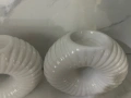2 броя керамични свещници, снимка 2