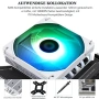 Low profile CPU охладител AXP120-X67 ARGB бял, снимка 2
