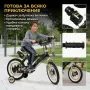 Детски велосипед с помощни колела-възраст 5+, снимка 4