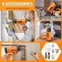 SEEKONE пистолет за горещ въздух комплект, снимка 7