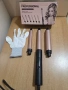 Чисто нова Комплект маша за коса 3 в 1 Flintronic, керамична, LCD, 160C-200C, снимка 2
