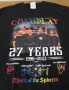 Coldplay Tour 2023 рок концерт тениска Колдплей, снимка 2