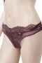Дамско долнище Hunkemöller, размер M – бордо с дантела, снимка 2