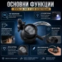 Професионална мощна увеличителна лупа глава за око с LED осветление часовникарска бижутерска лед, снимка 2