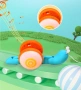 Пълзящо охлювче за дърпане играчка WJ49, снимка 5