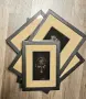 Комплект 4 африкански релефни пана с маски и фигури – Black Design Shop, снимка 1
