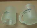 Стъклени рекламни чаши Fujitsu Siemens , снимка 2