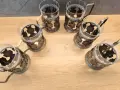 Ретро руски сервиз за чай от 6 части, снимка 9