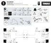 багажник (напречни греди) THULE за TOYOTA Auris хечбек 2006-2012г, снимка 9