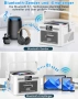Преносим CD плейър Greadio CD-W16, Boombox касетофон с FM радио, Bluetooth 5.1, батерия 5000 mAh, снимка 5
