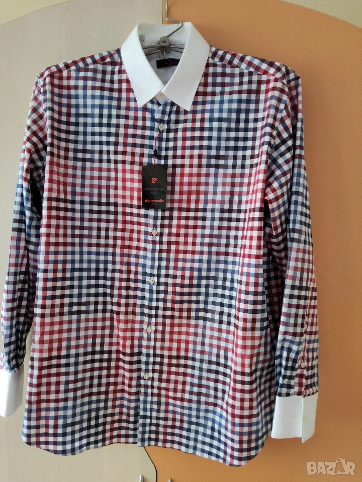 Два броя нови, маркови ризи - Pierre cardin и FRANT р-р XL , снимка 1
