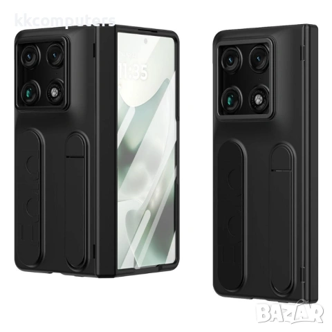 Калъф за Motorola Razr Fold 5G с Визитник, Стойка, Каишка и Протектор – 5 цвята, снимка 5 - Калъфи, кейсове - 54697666