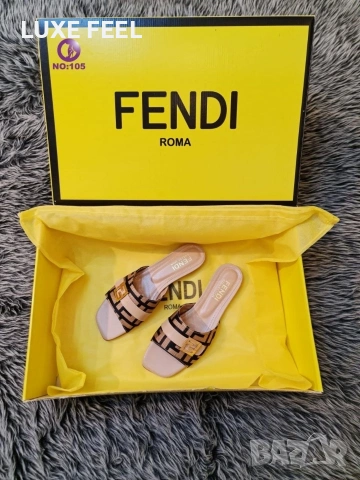 Fendi 💎 Tory Burch 💎Дамски Чехли , снимка 4 - Чехли - 54915569