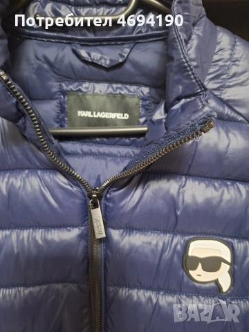 Оригинално мъжко преходно яке Karl Lagerfeld, снимка 3 - Якета - 55014519