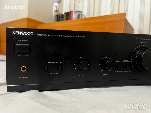 Kenwood KA-4010 – Истински транзисторен класик (Made in Japan), снимка 5 - Ресийвъри, усилватели, смесителни пултове - 54752249