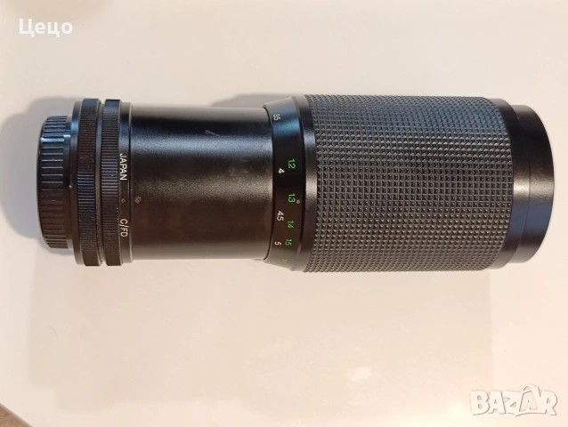 Телеобектив Vivitar 75-250mm f/3.8-4.5 Macro Zoom (Canon FD) – за почистване, снимка 6 - Обективи и филтри - 54697893