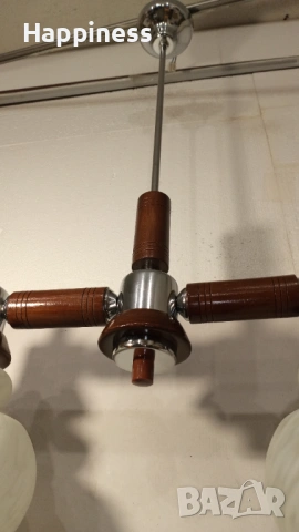 Абажур (лампион) Е27 - с Нови LED крушки 2х8,5W - 4000K, снимка 8 - Лампи за таван - 54175350