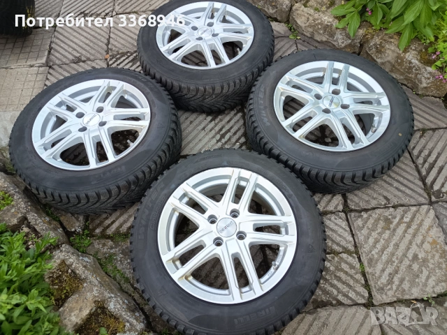 Джанти DEZENT 15" 4X100 с гуми 185/60/15, снимка 7 - Гуми и джанти - 54600264