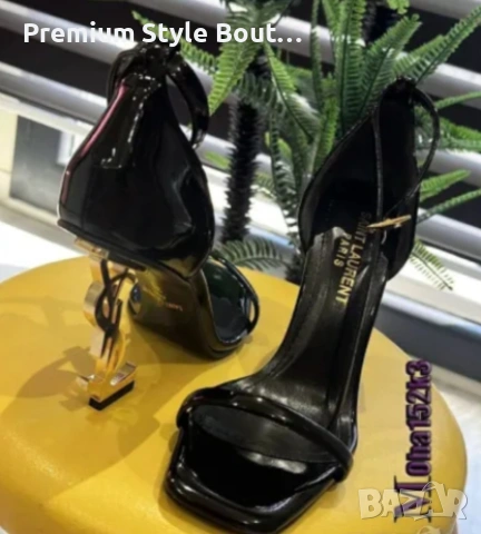 сандали на ток ysl saint laurent 