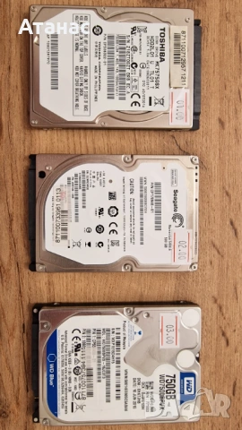 Комплект 6бр. 2.5" HDD (4.25TB общо) – Перфектно здраве (100% Sentinel), снимка 2 - Твърди дискове - 54516377