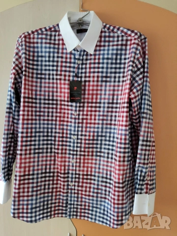 Два броя нови, маркови ризи - Pierre cardin и FRANT р-р XL 