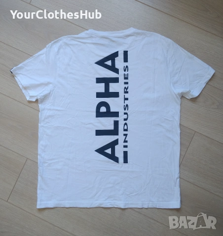 Alpha Industries L/XL size Мъжка тениска, снимка 2 - Тениски - 54961284